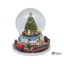 Musical ball Christmas train, Trediser (00135)
