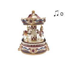 Decor Carousel with music (purple), Trediser (00340)