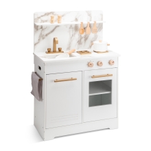 Toy Mini-kitchen white with marble, New Classic Toys (10427)