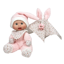 Куклы Пупс, серия SOFT DOUDOU, в розовой одежде в коробке, 26см, Nines d`Onil (04422)