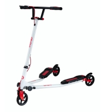 Детский игрушечный самокат для трюков, белый, ROLLZONE (80005)