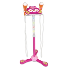 Stage stand with 2 microphones for girls, Bontempi (401472)