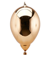Ялинкова прикраса Повітряна кулька золота висота 32см, Enzo De Gasperi (EDG Italy) 57860