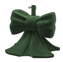 Підставка під ялинку Оксамитовий бант зелений висота 57см, Enzo De Gasperi (EDG Italy) 16636