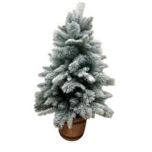 Ялинка в снігу у горщику зелена висота 56см, Enzo De Gasperi (EDG Italy) 16121