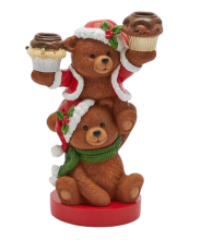 Підсвічник Ведмеді висота 25см, Enzo De Gasperi (EDG Italy) 30882