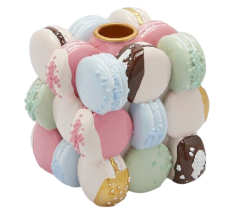 Підсвічник Макарунс куб висота 10см, Enzo De Gasperi (EDG Italy) 60377