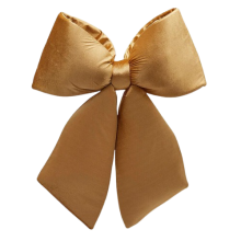 Декор бант оксамитовий золотий висота 63см, Enzo De Gasperi (EDG Italy) 75418