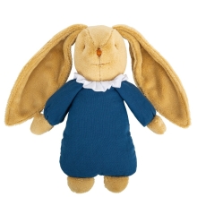 Musical Toys Musical toy Fluffy bunny with rattle, 25cm blue, Trousselier (VM79165)