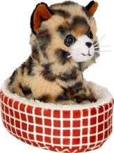 Мягкая игрушка кошечка Клео в корзине, Spiegelburg (17625)