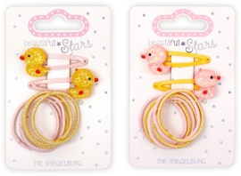 Makeup for Kids Hair ornament set Duckling Beautiful Stars, Spiegelburg (18712)