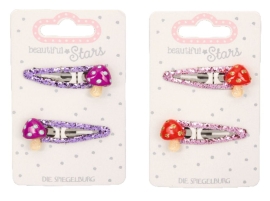 Makeup for Kids Hair ornaments set Mushroom in assortment Beautiful Stars, Spiegelburg (22275)