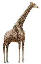 Animated Plush Toy Giraffe, H. 370cm, HANSA (0035)