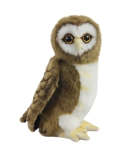 Plush Toys Plush Toy Red owl, H. 24cm, HANSA (3434)