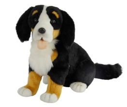 Plush Toy Sennenhund puppy, L. 30cm, HANSA (3997)