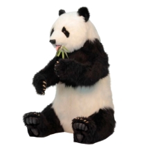 Plush Toy Panda Bear sitting, H. 130cm, HANSA (4498)