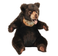 Plush Toy Sun bear sitting, H. 28cm, HANSA (5232)