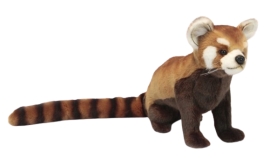 Plush Toy Red panda sitting, L. 61cm, HANSA (6301)