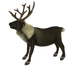 Plush Toy Reindeer, H. 35cm, HANSA (7863)