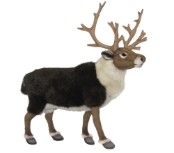 Plush Toy Reindeer, H. 40cm, HANSA (8026)