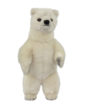 Мяка іграшка Полярний ведмідь, що стоїть, H. 34см, HANSA (8066)
