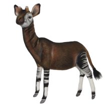 Plush Toy Okapi, L. 53cm, HANSA (8096)