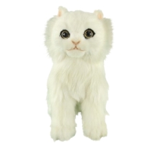 Мягкая игрушка Кот белый, L. 19см, HANSA (8558)
