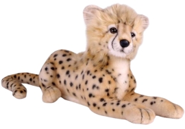 Мягкая игрушка Детёныш гепарда, лежащий длина 40см, Hansa (2987)