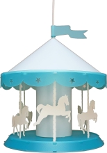 Sandbox Ceiling chandelier for Kids room Carousel (blue),R&M Coudert (53048)