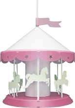 Sandbox Ceiling chandelier for Kids room Carousel (pink),R&M Coudert (53055)