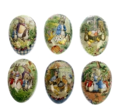 Sandbox Beatrix Potter egg stand, in assortment, 15 cm, Meander (03914)