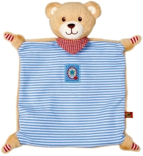 Blanket for hugs Little Bear Baby Charm, blue 24x26cm, Die Spiegelburg (68696)