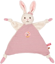 Blanket for hugs Rabbit Baby Charm, pink 29x35cm, Die Spiegelburg (85785)