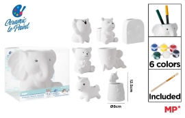 Sandbox Pencil holder, ceramic, Madrid Papel (35925)