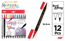 Sandbox Set of double markers, 12 pcs., Madrid Papel (28489)