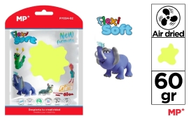 Sandbox Modeling paste, neon yellow 60g, Madrid Papel (53382)