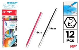 Sandbox Set of colored pencils, watercolor, 12 pcs., Madrid Papel (72758)