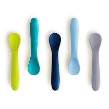 Set of 5 Silicone Spoons - blue, BBluv | B0190-B