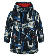Зимняя куртка для мальчика (цвет темносиний с белым) р.80, Kanz (13563)