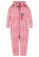 Зимний комбинезон для девочки Горох (цвет розовый) р.80, Kanz (11583)