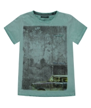T-shirt for boy color turquoise size 122, Marc OPolo (52842)