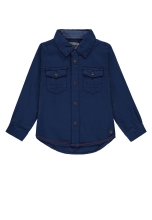 Рубашка для мальчика цвет синий размер 116, Kanz (76452)