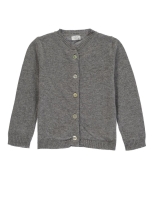 Cardigan for girls color gray size 92, Konigsmuhle (58083)