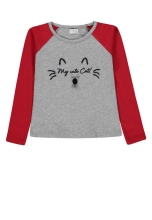 Long sleeve for girls color gray size 92, Konigsmuhle (98614)