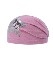 Hat for girls color pink size 49, Dolli (23293)