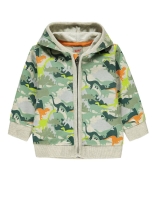 Hoodie with a zipper for a boy color green size 92, Kanz (22494)