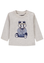 Longsleeve for boy color gray size 74, Kanz (37948)