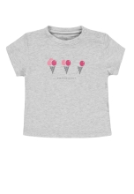 T-shirt for girls color gray size 86, Bellybutton (20599)
