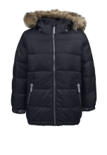 Downy winter jacket for a boy (dark blue) s.104, Ticket (73450)