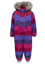 Зимний комбинезон для девочки Полоса (цвет розовый) р.92, Ticket (46844)